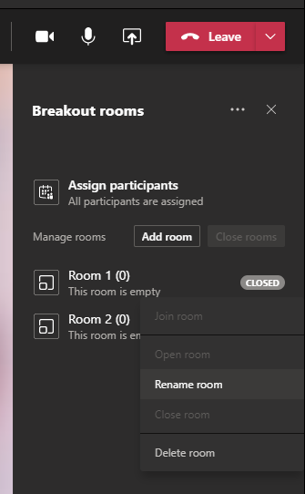 rename room